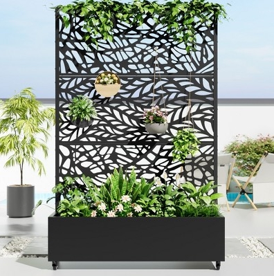 Large Plate Glass Security Fence